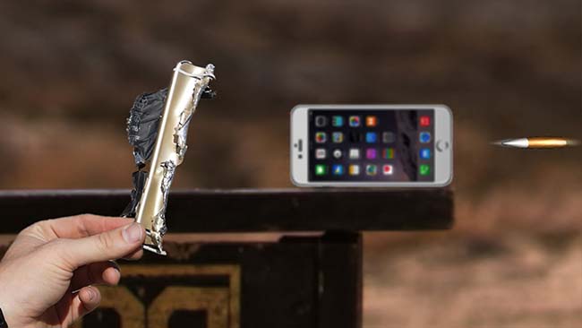 iPhone 6 Plus vs 50 Cal