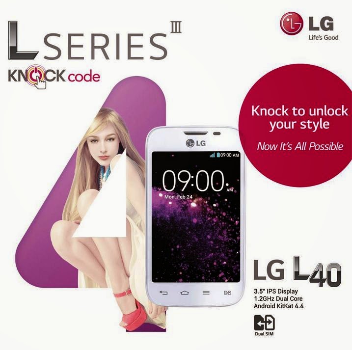 LG L40 Dual Core Price and Specs