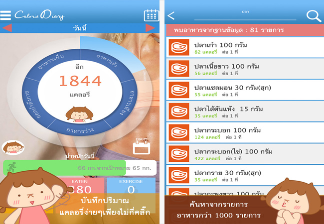 app คํานวณแคลอรี่ iphone